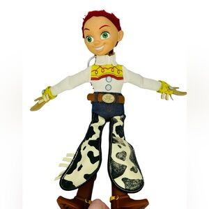 Disney Pixar Toy Story Pull String Jessie Talking Doll 13" Hasbro Works NO HAT